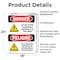 Signmission Do Not Store Flammable Materials Bilingual Danger Sign, Vinyl Decal, 18in W x 24in L, 2PK OS-2PACK-DS-D-1824-VS-1174 - alternate 2